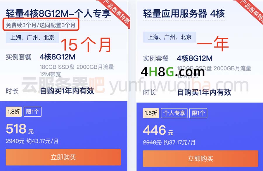 腾讯云轻量应用服务器CPU主频处理器型号